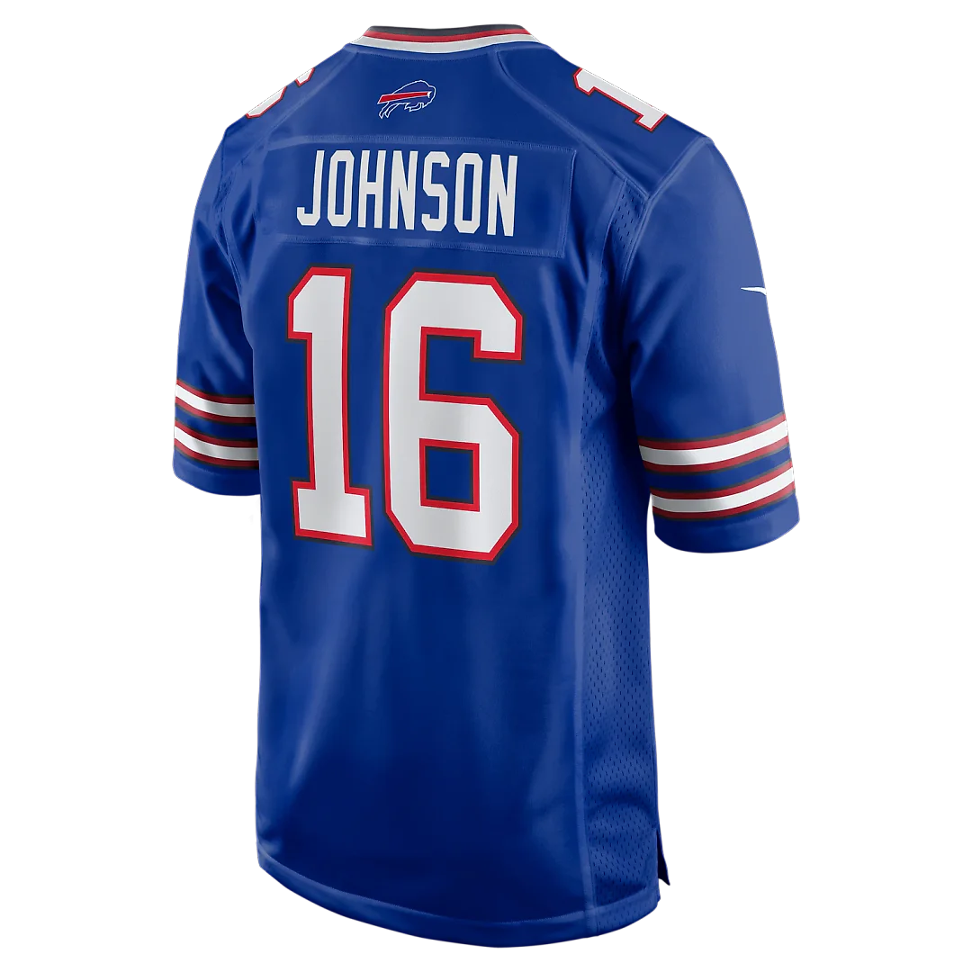 Zennovawear Xavier Johnson Buffalo Bills Game Jersey - Royal