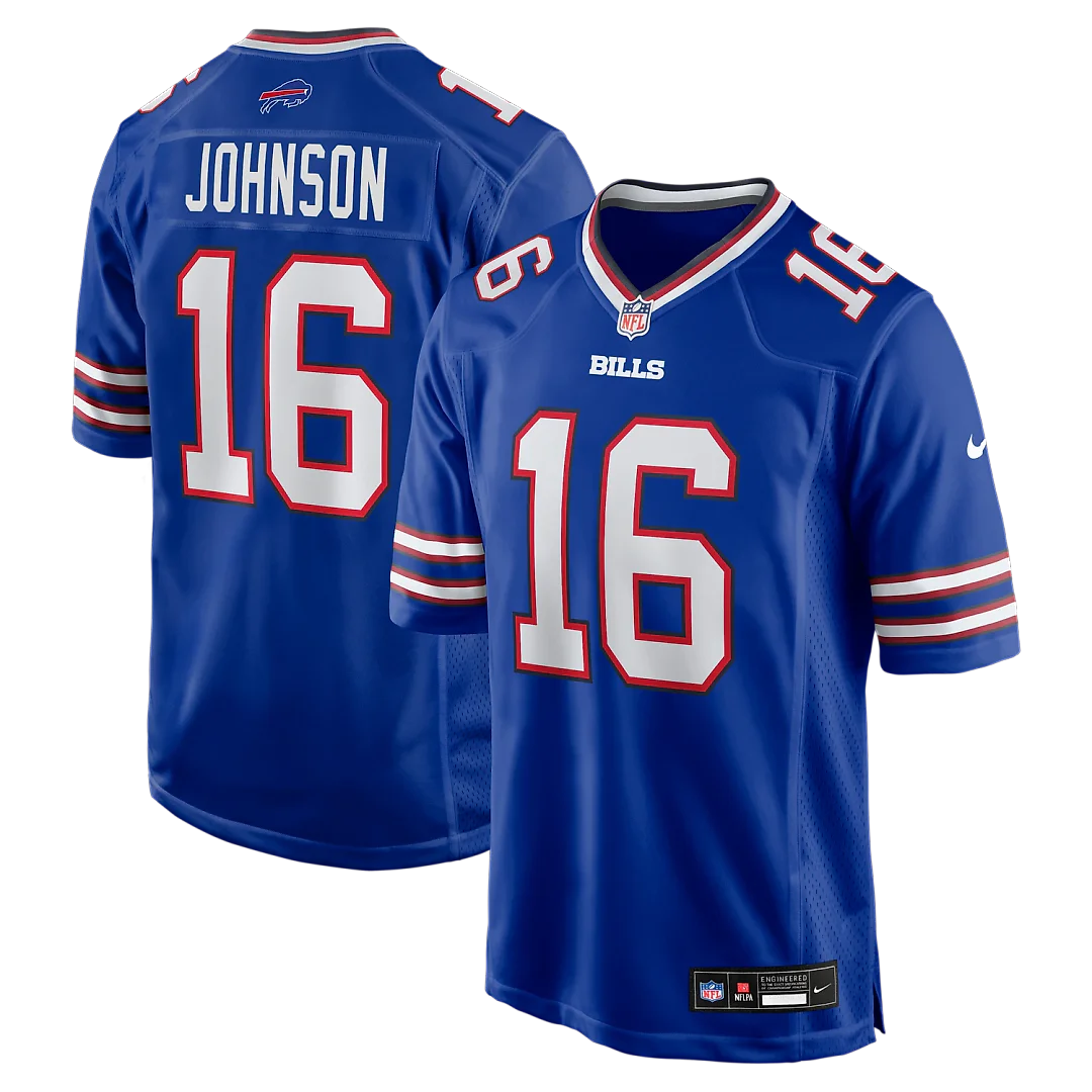 Zennovawear Xavier Johnson Buffalo Bills Game Jersey - Royal