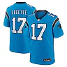 Zennovawear Xavier Legette Carolina Panthers Alternate Game Jersey - Blue