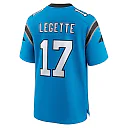 Zennovawear Xavier Legette Carolina Panthers Alternate Game Jersey - Blue