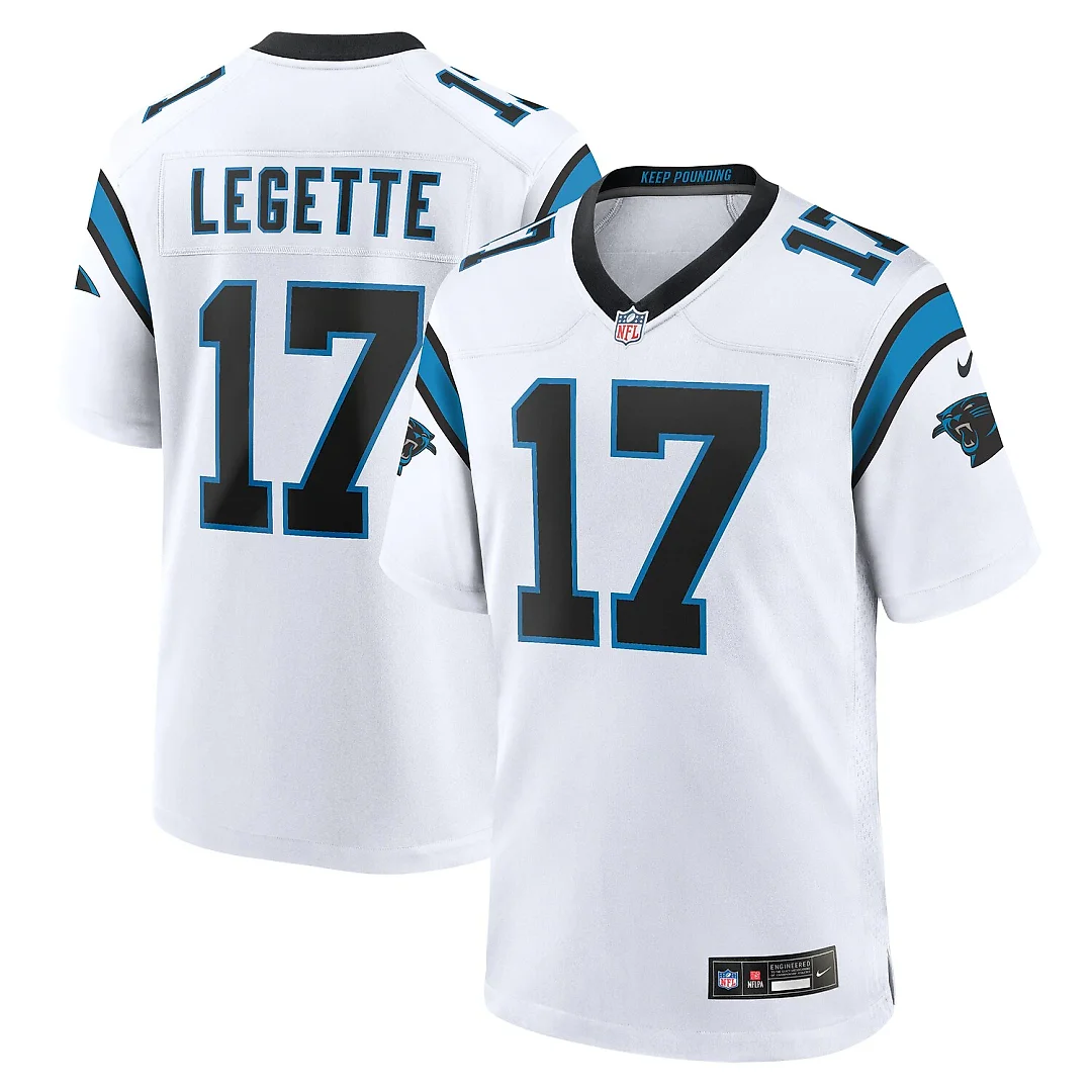 Zennovawear Xavier Legette Carolina Panthers Game Jersey - White