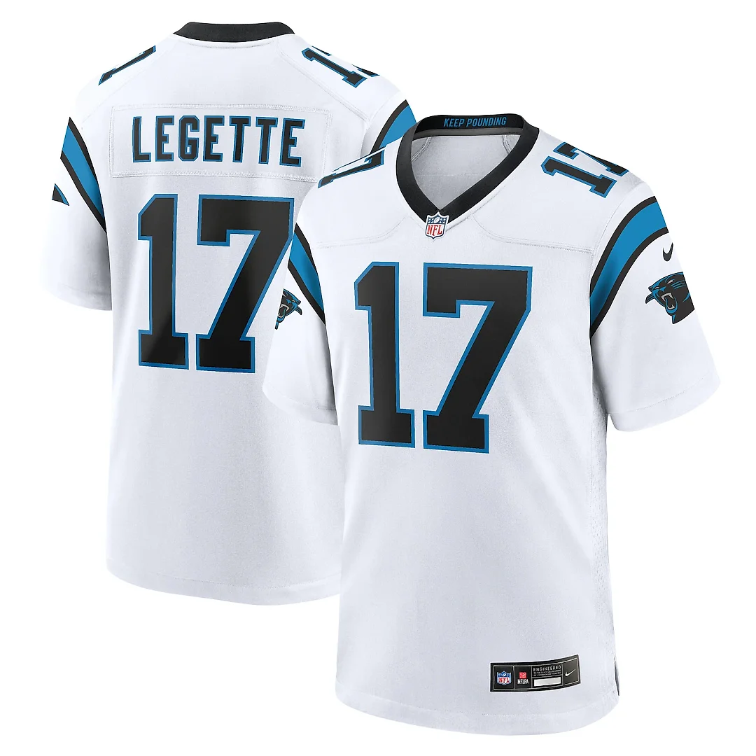 Zennovawear Xavier Legette Carolina Panthers Game Jersey - White