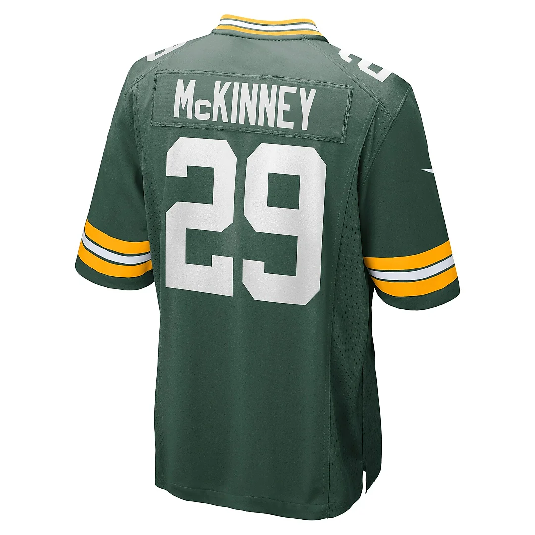 Zennovawear Xavier McKinney Green Bay Packers Team Game Jersey - Green