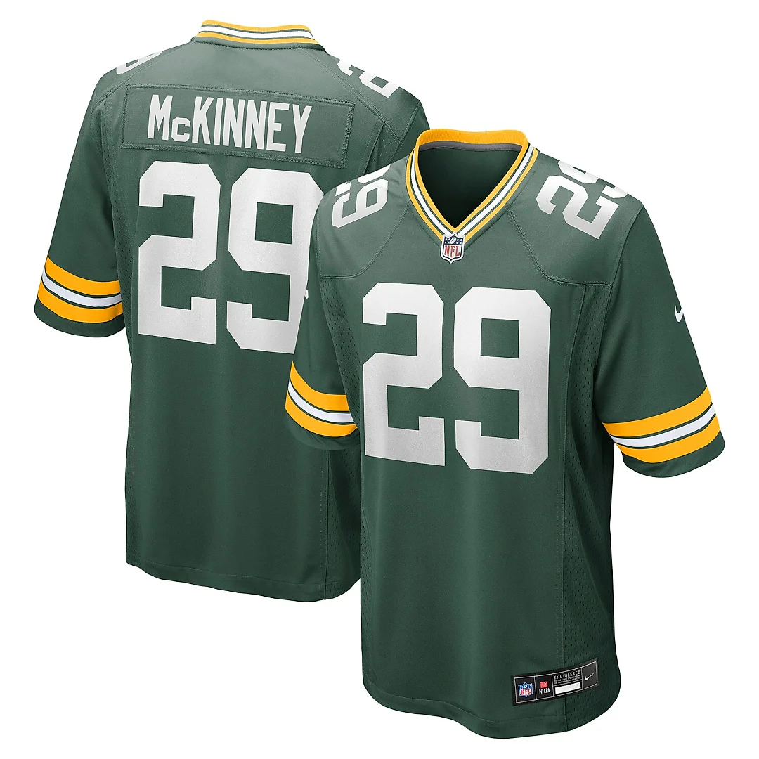 Zennovawear Xavier McKinney Green Bay Packers Team Game Jersey - Green