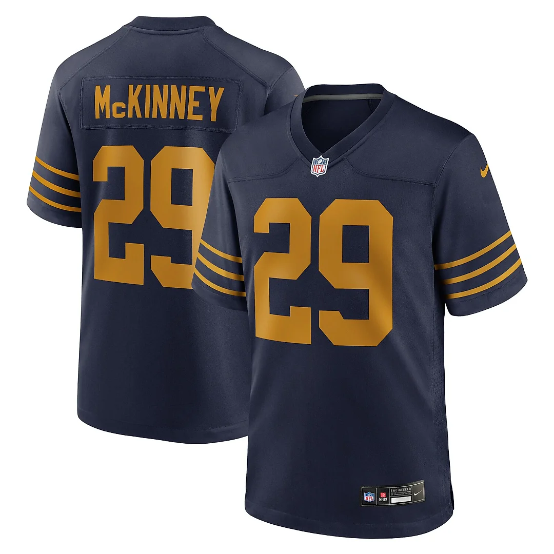 Zennovawear Xavier McKinney Green Bay Packers The 1923 Classic Game Jersey - Navy