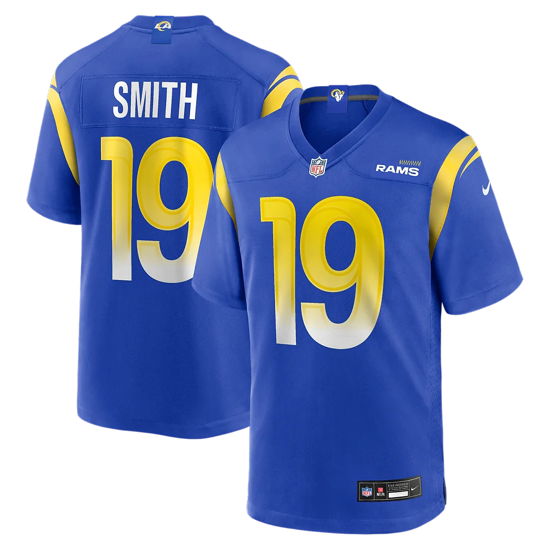 Zennovawear Xavier Smith Los Angeles Rams Home Game Jersey - Royal