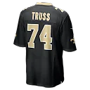 Zennovawear Xavier Truss New Orleans Saints Team Game Jersey - Black