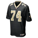 Zennovawear Xavier Truss New Orleans Saints Team Game Jersey - Black