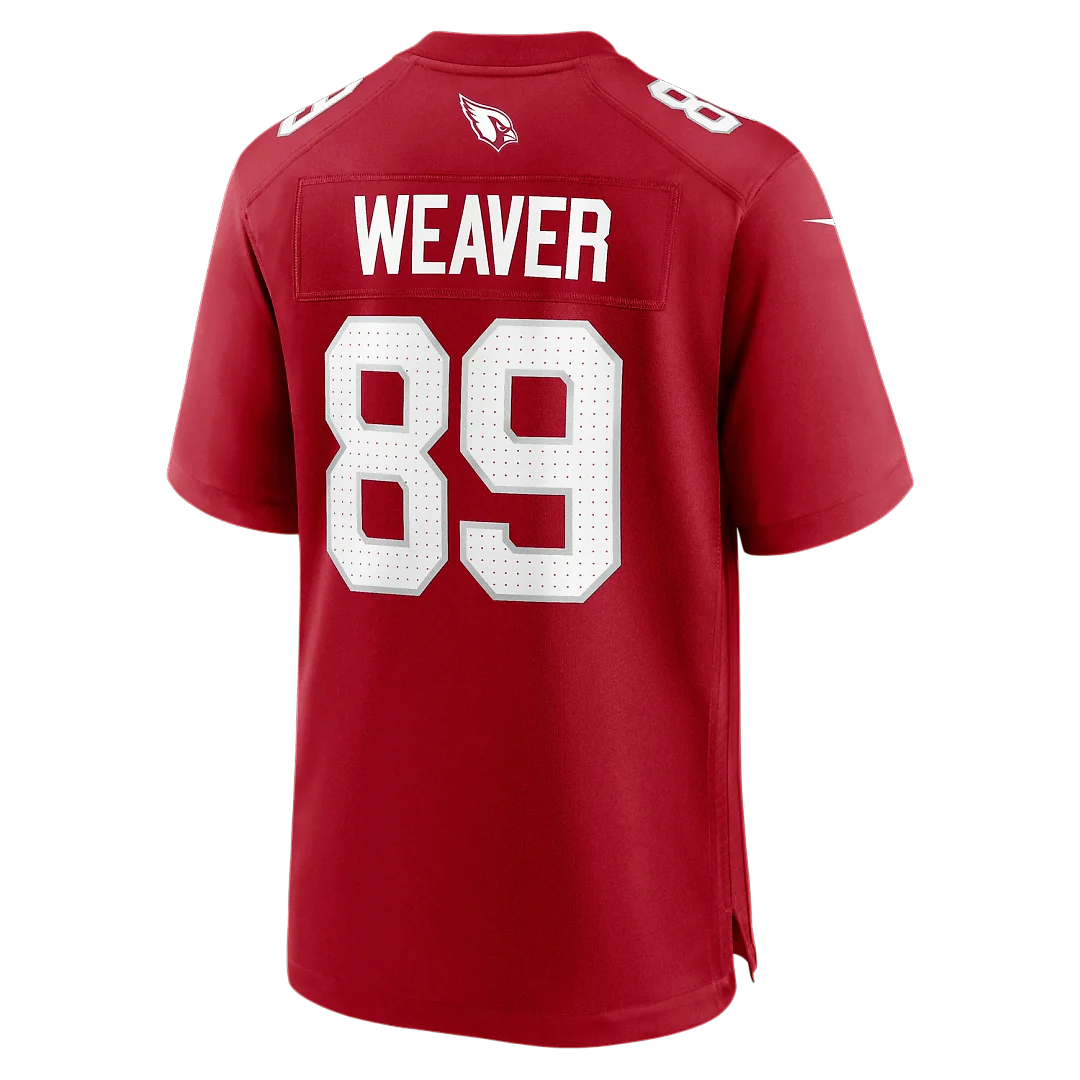 Zennovawear Xavier Weaver Arizona Cardinals Team Game Jersey - Cardinal