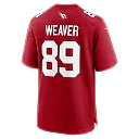 Zennovawear Xavier Weaver Arizona Cardinals Team Game Jersey - Cardinal