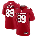 Zennovawear Xavier Weaver Arizona Cardinals Team Game Jersey - Cardinal