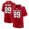 Zennovawear Xavier Weaver Arizona Cardinals Team Game Jersey - Cardinal