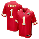 Zennovawear Xavier Worthy Kansas City Chiefs Player Game Jersey - Red