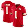 Zennovawear Xavier Worthy Kansas City Chiefs Team Vapor FUSE. Stitched Limited Jersey - Red