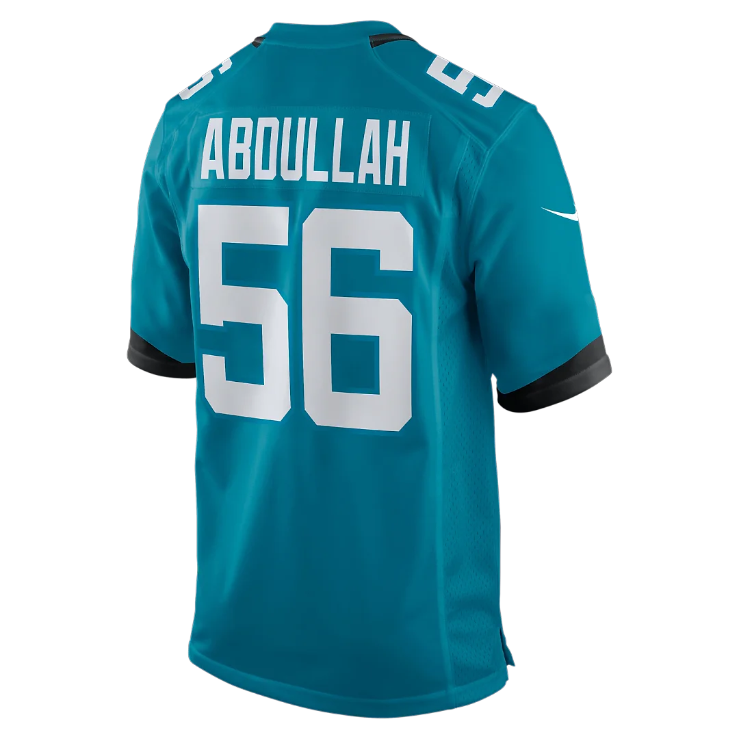 Zennovawear Yasir Abdullah Jacksonville Jaguars Team Game Jersey - Teal