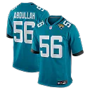 Zennovawear Yasir Abdullah Jacksonville Jaguars Team Game Jersey - Teal