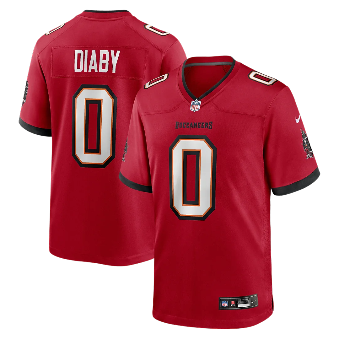 Zennovawear YaYa Diaby Tampa Bay Buccaneers Game Jersey - Red