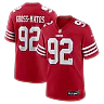 Zennovawear Yetur Gross-Matos San Francisco 49ers Team Game Jersey - Scarlet