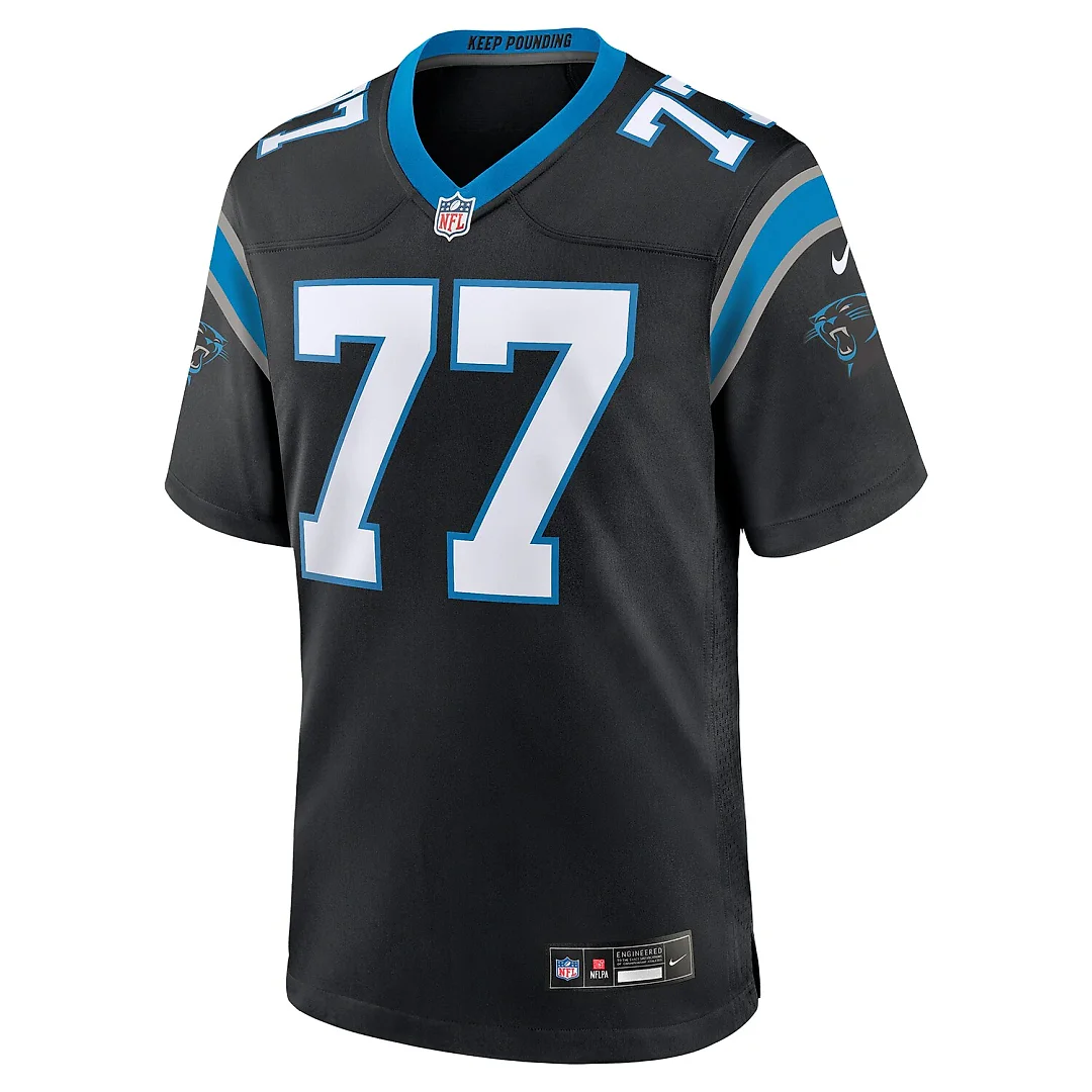 Zennovawear Yosh Nijman Carolina Panthers Game Jersey - Black
