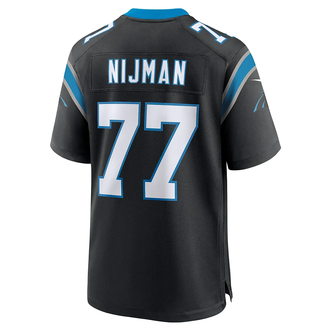 Zennovawear Yosh Nijman Carolina Panthers Game Jersey - Black