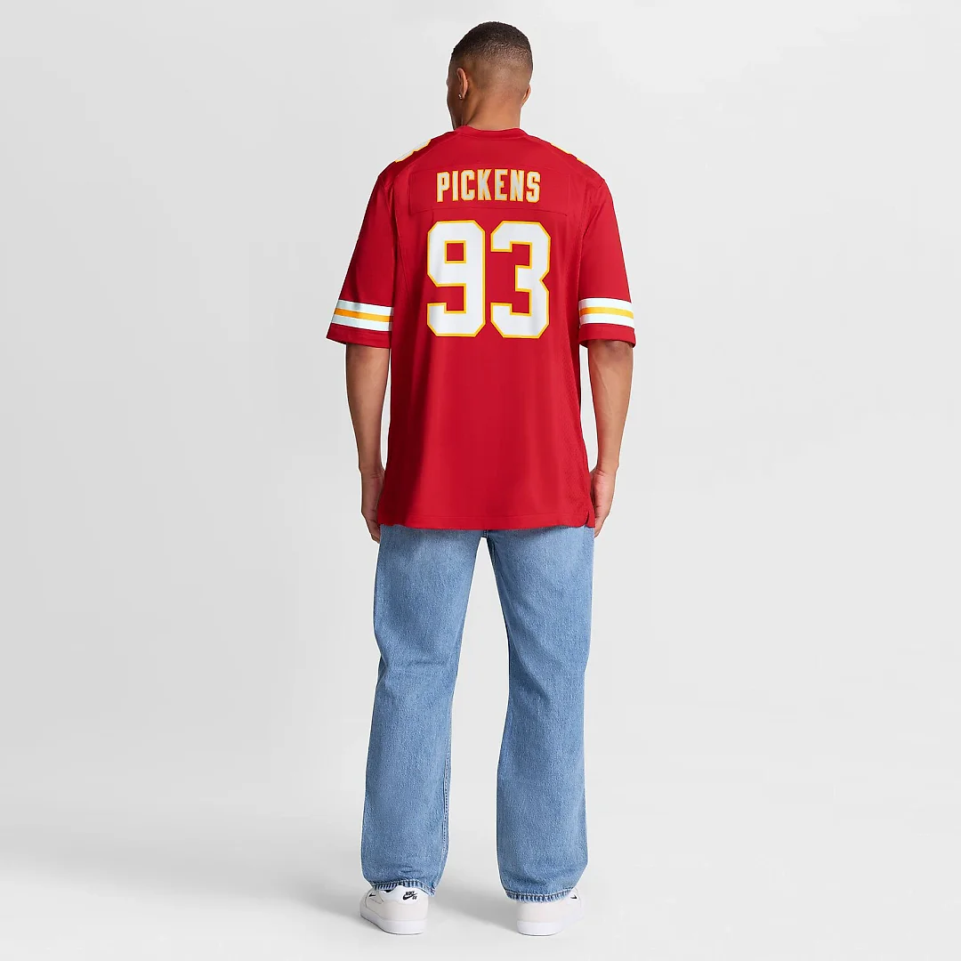Zennovawear Zacch Pickens Kansas City Chiefs Team Game Jersey - Red