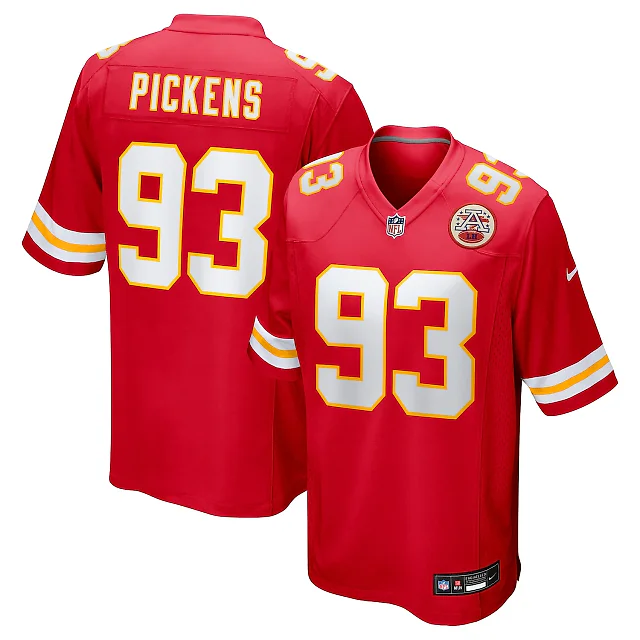 Zennovawear Zacch Pickens Kansas City Chiefs Team Game Jersey - Red