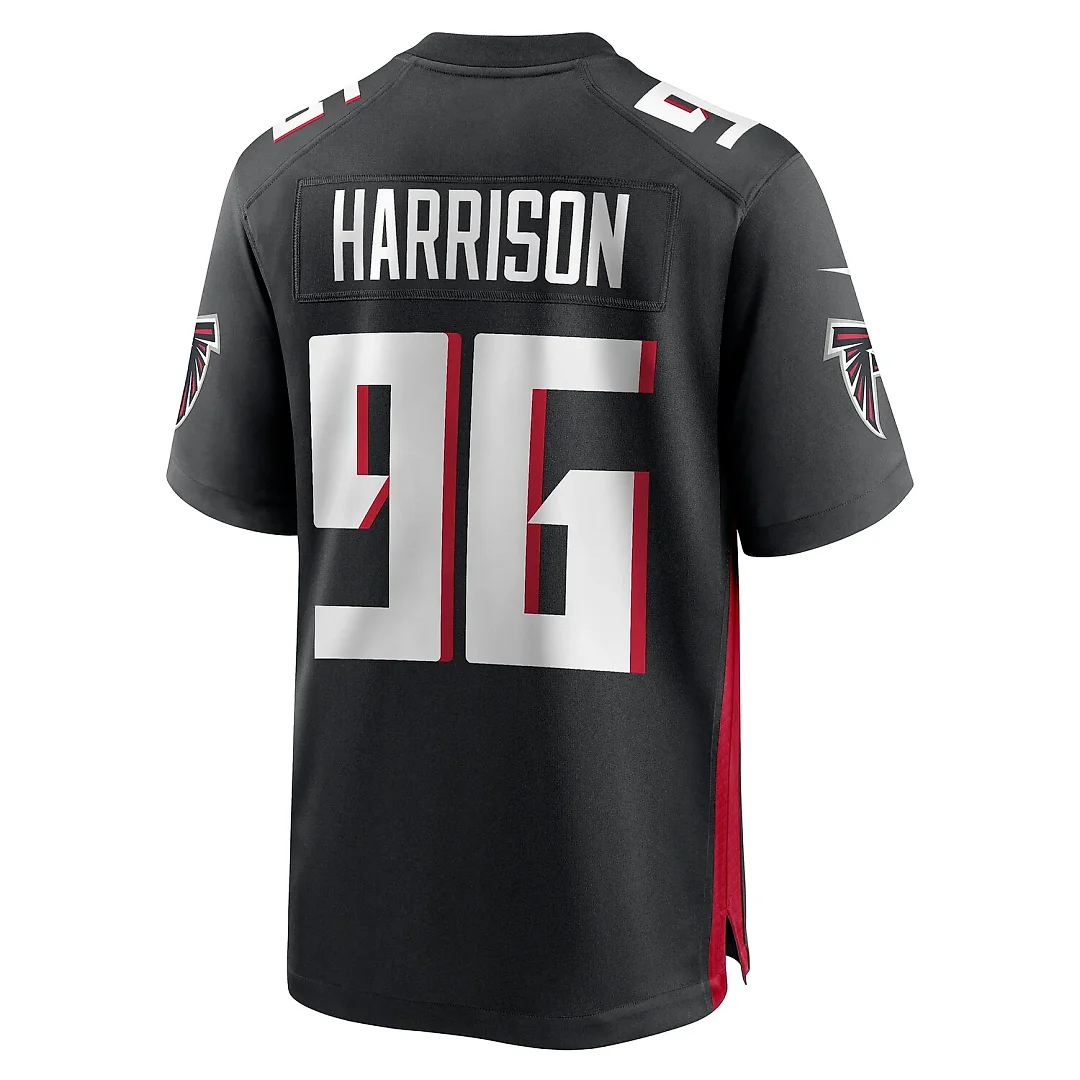 Zennovawear Zach Harrison Atlanta Falcons Team Game Jersey - Black