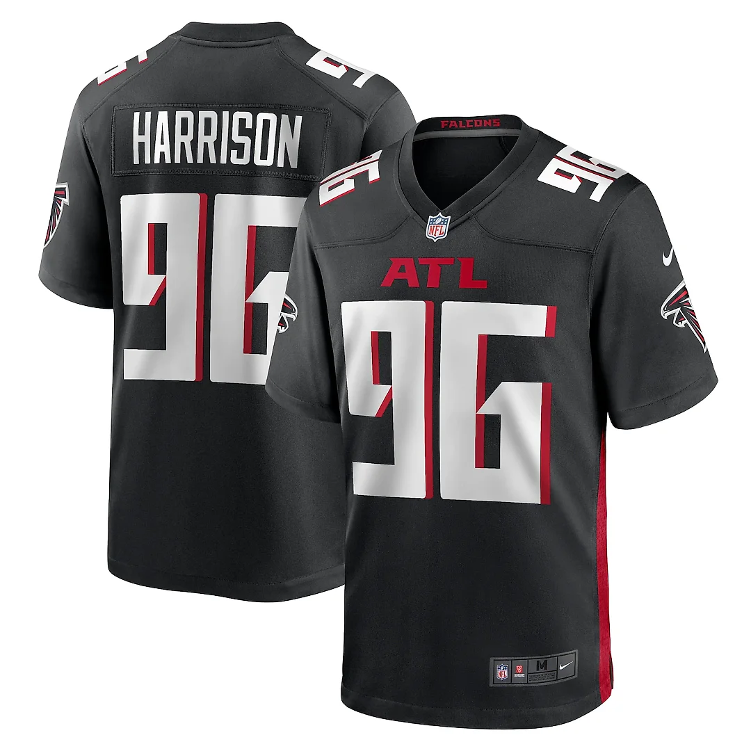Zennovawear Zach Harrison Atlanta Falcons Team Game Jersey - Black