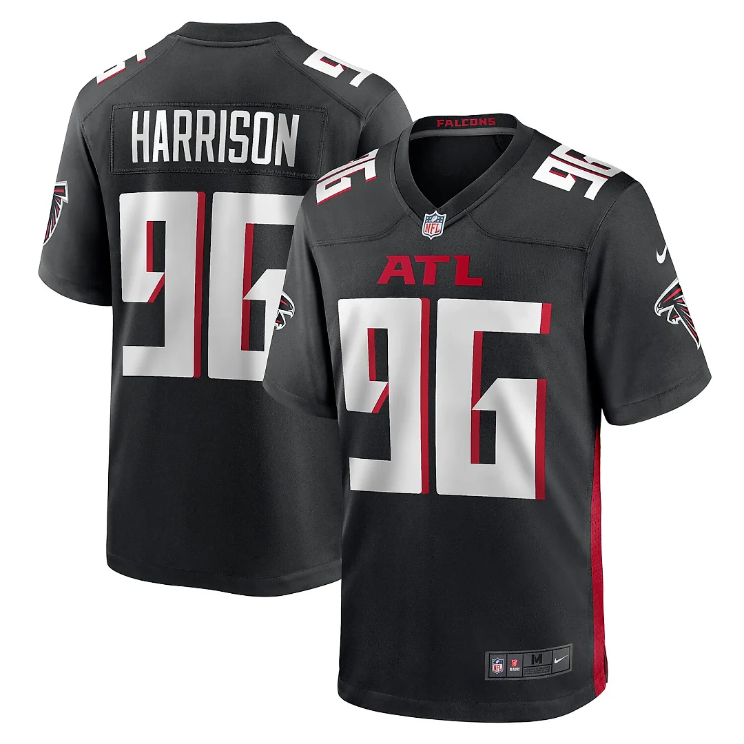 Zennovawear Zach Harrison Atlanta Falcons Team Game Jersey - Black