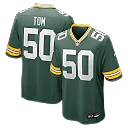 Zennovawear Zach Tom Green Bay Packers Game Player Jersey - Green