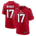 Zennovawear Zachariah Branch Atlanta Falcons Team Game Jersey - Red