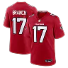 Zennovawear Zachariah Branch Atlanta Falcons Team Game Jersey - Red