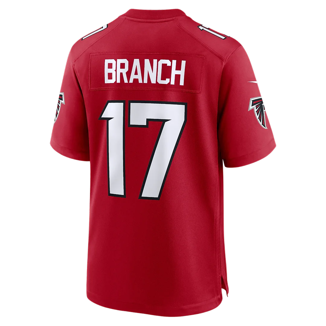 Zennovawear Zachariah Branch Atlanta Falcons Team Game Jersey - Red