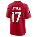 Zennovawear Zachariah Branch Atlanta Falcons Team Game Jersey - Red