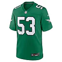 Zennovawear Zack Baun Philadelphia Eagles Alternate Game Jersey - Kelly Green