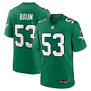 Zennovawear Zack Baun Philadelphia Eagles Alternate Game Jersey - Kelly Green
