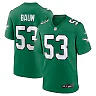 Zennovawear Zack Baun Philadelphia Eagles Alternate Game Jersey - Kelly Green