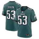 Zennovawear Zack Baun Philadelphia Eagles Team Game Jersey - Midnight Green