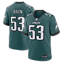 Zennovawear Zack Baun Philadelphia Eagles Team Game Jersey - Midnight Green