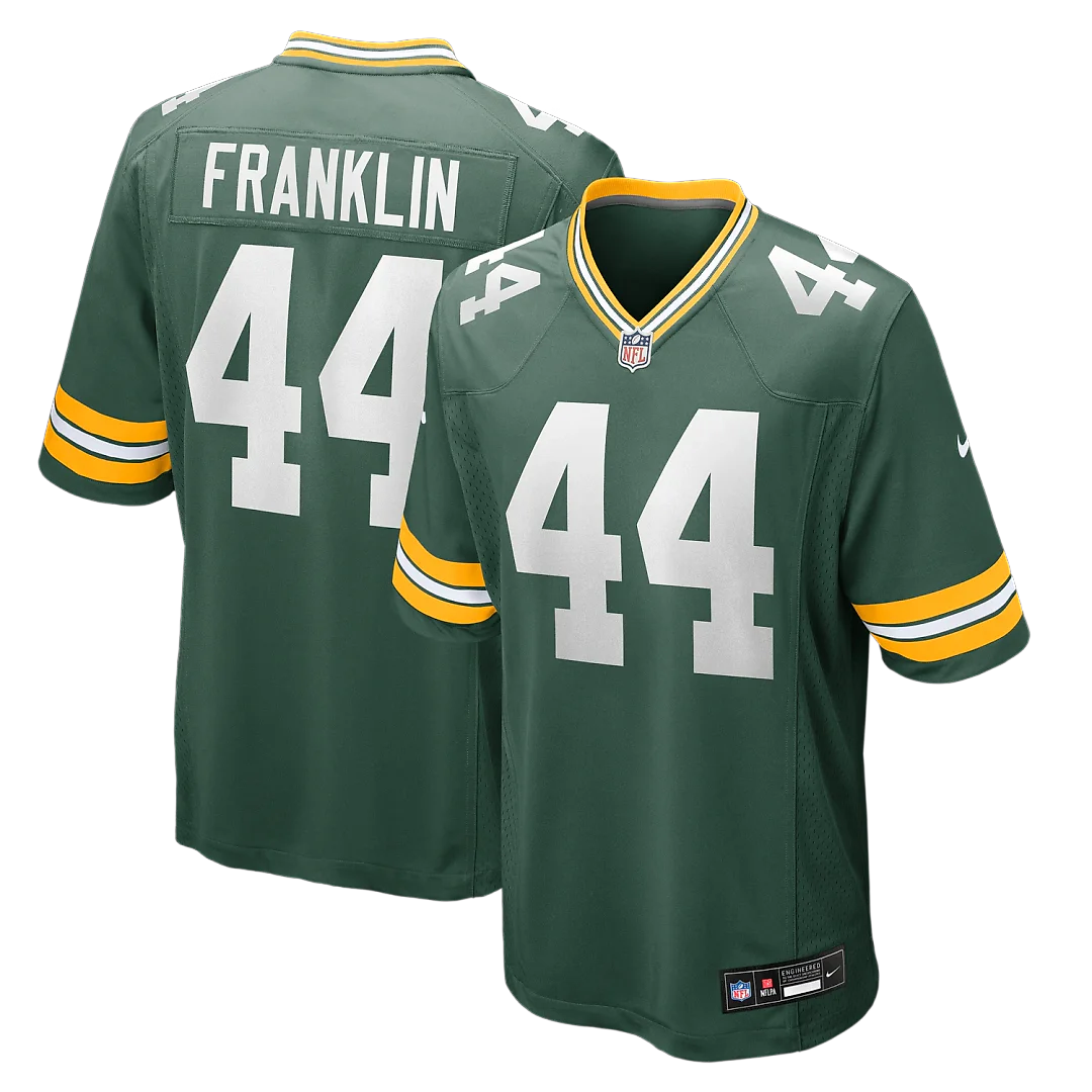 Zennovawear Zaire Franklin Green Bay Packers Game Jersey - Green