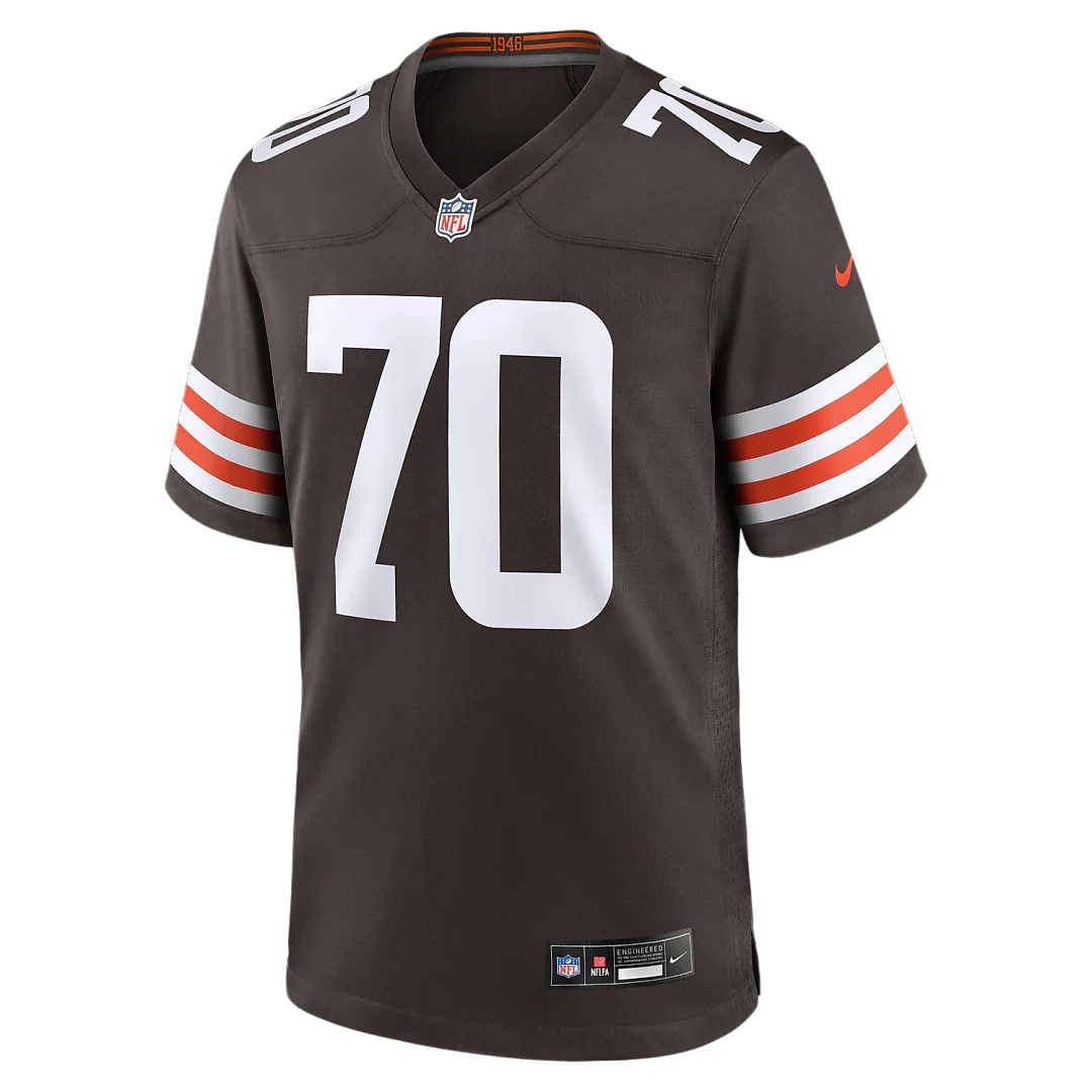 Zennovawear Zak Zinter Cleveland Browns Team Game Jersey - Brown