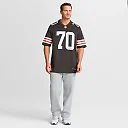 Zennovawear Zak Zinter Cleveland Browns Team Game Jersey - Brown