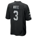 Zennovawear Zamir White Las Vegas Raiders Team Game Jersey - Black