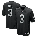 Zennovawear Zamir White Las Vegas Raiders Team Game Jersey - Black