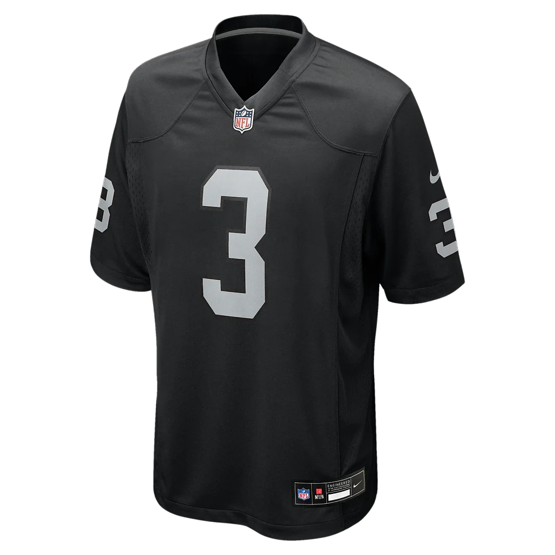 Zennovawear Zamir White Las Vegas Raiders Team Game Jersey - Black
