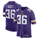 Zennovawear Zavier Scott Minnesota Vikings Team Game Jersey - Purple