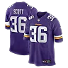 Zennovawear Zavier Scott Minnesota Vikings Team Game Jersey - Purple