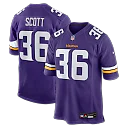 Zennovawear Zavier Scott Minnesota Vikings Team Game Jersey - Purple
