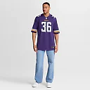 Zennovawear Zavier Scott Minnesota Vikings Team Game Jersey - Purple