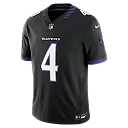 Zennovawear Zay Flowers Baltimore Ravens Alternate Alternate Vapor FUSE. Stitched Limited Jersey - Black